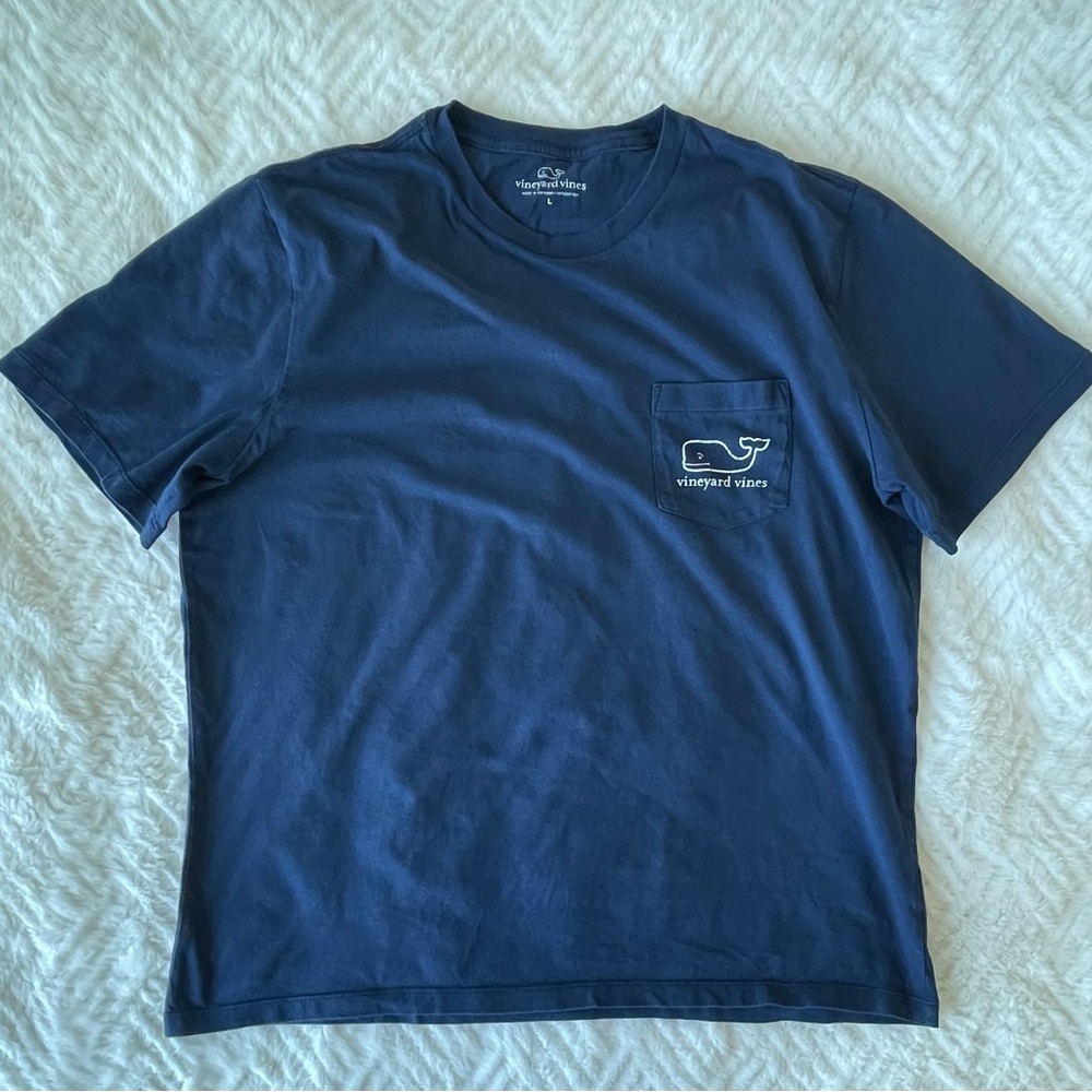 Vineyard Vines Classic Navy short sleeve Pocket Tee 1V014050